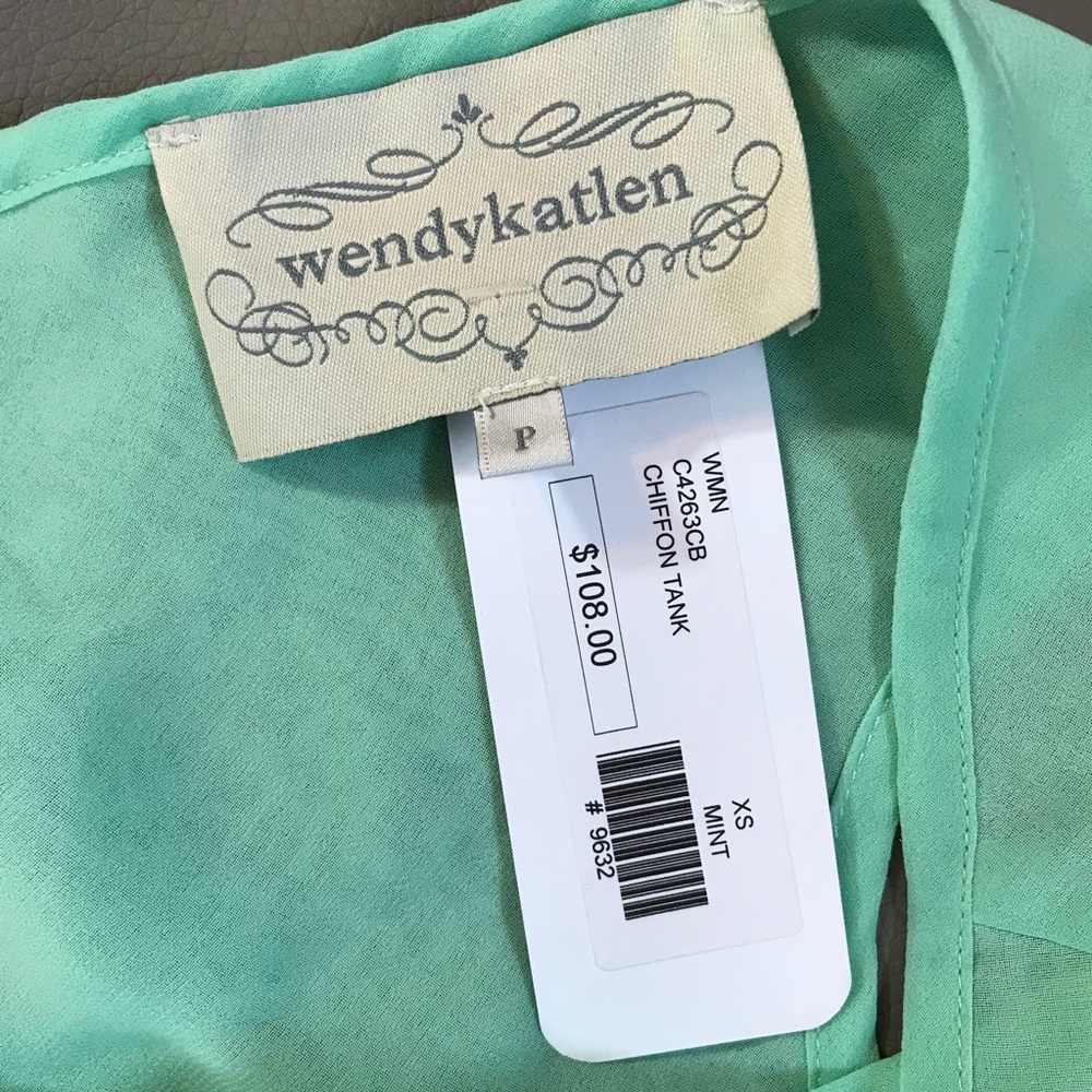 Wendy Katlen Sleeveless Chiffon Tank Top - Picture 7 of 8